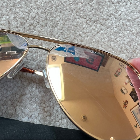 Quay Australia high key 62mm oversize aviator sunglasses quay x desi gold - Picture 5 of 12